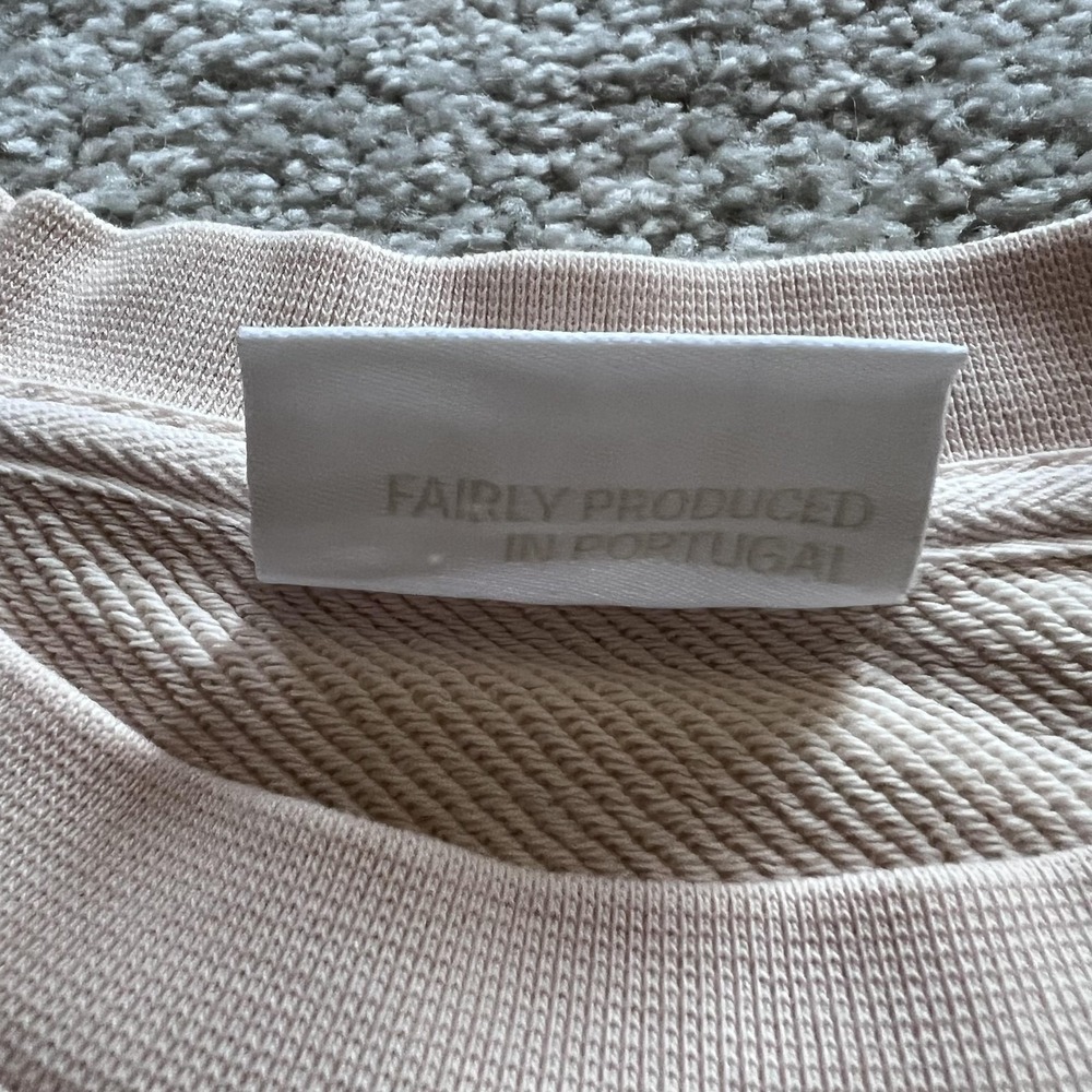 Vogue Collection Logo Sweatshirt Womens XL Pink Cotton Crewneck Pullover - Picture 6 of 14